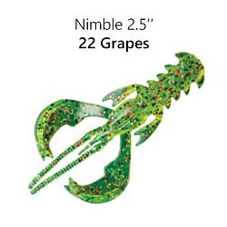 Силиконовые приманки Nimble 2.5" 44-65-22-6 кальмар