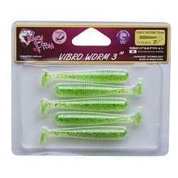 Силиконовые приманки Vibro worm 3" 11-75-20-6 кальмар