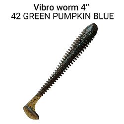 Силиконовые приманки Vibro Worm 4'' 75-100-42-6 кальмар