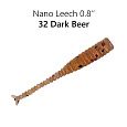 Силиконовые приманки Nano Leech 0.8" 97-20-32-6