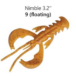 Силиконовые приманки Nimble 3.2" 72-80-9-6-F кальмар