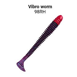 Силиконовые приманки Vibro worm 3.4" 12-85-98RH-6 кальмар