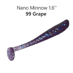 Силиконовые приманки Nano minnow 1.6" 6-40-99-6 кальмар