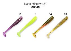 Силиконовые приманки Nano minnow 1.6" 6-40-M48-6 кальмар