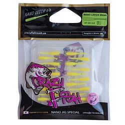 Силиконовые приманки Nano Leech 0.8" 97-20-3-6