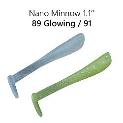 Силиконовые приманки Nano minnow 1.1" 68-27-89/91-5 чеснок