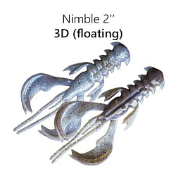 Силиконовые приманки Nimble 2" 50-50-3d-6-F кальмар