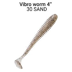 Силиконовые приманки Vibro Worm 4'' 75-100-30-6 кальмар