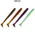 Силиконовые приманки Vibro worm 2.5'' 81-65-M122-6 кальмар