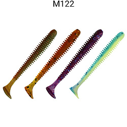 Силиконовые приманки Vibro worm 2.5'' 81-65-M122-6 кальмар