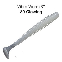 Силиконовые приманки Vibro worm 3" 11-75-89-6 кальмар