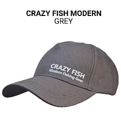 Кепка  Crazy Fish  Modern grey