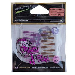 Силиконовые приманки Nano Leech 0.8" 97-20-12/14-6