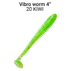 Силиконовые приманки Vibro Worm 4'' 75-100-20-6 кальмар