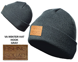 Шапка Winter Hat Cuff Fishing squad - gray (56-58cm)