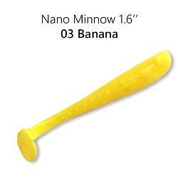 Силиконовые приманки Nano minnow 1.6" 6-40-3-2 рыба