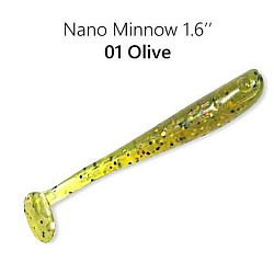 Силиконовые приманки Nano minnow 1.6" 6-40-1-6 кальмар