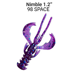 Силиконовые приманки Nimble 1.2" 76-30-98-6 кальмар