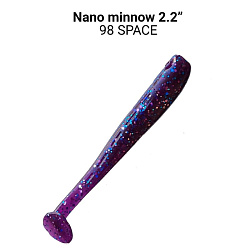 Силиконовые приманки Nano minnow 2.2" 22-55-98-6 кальмар