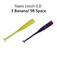 Силиконовые приманки Nano Leech 0.8" 97-20-98/3-6