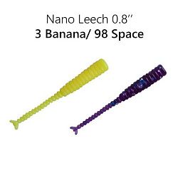 Силиконовые приманки Nano Leech 0.8" 97-20-98/3-6