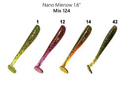 Силиконовые приманки Nano minnow 1.6" 6-40-M124-6 кальмар
