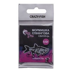 Мормишка свинець 0.12г 10 шт