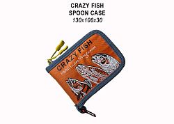 Кошелек для блесен 13х10х3 Crazy Fish Spoon Case (Orange)