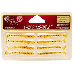 Силиконовые приманки Vibro worm 2" 3-50-31-6 кальмар