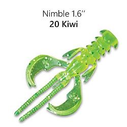 Силиконовые приманки Nimble 1.6" 49-40-20-6 кальмар