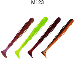 Силиконовые приманки Vibro worm 2.5'' 81-65-M123-6 кальмар