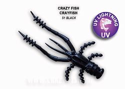 Силиконовые приманки Crayfish 1.8" 26-45-51-6 кальмар