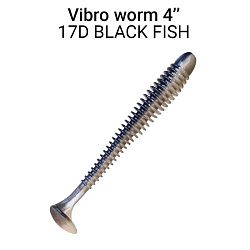 Силиконовые приманки Vibro Worm 4'' 75-100-17d-6 кальмар
