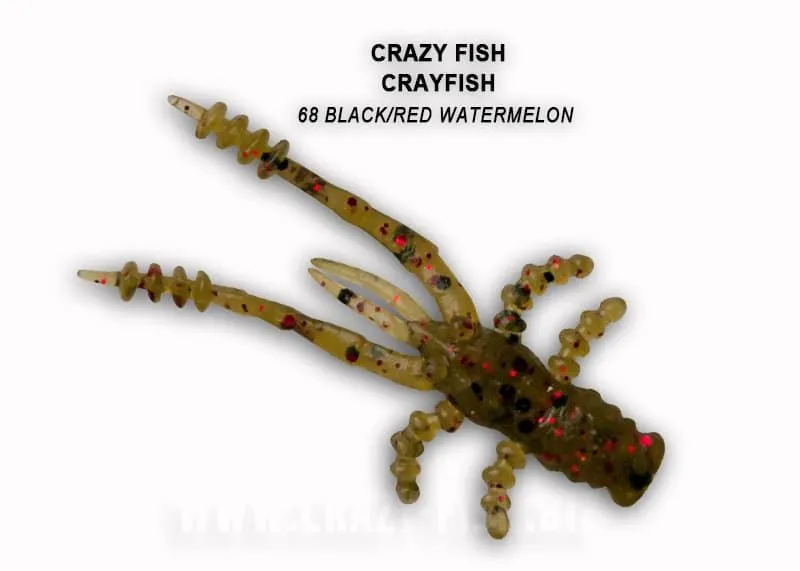 Силиконовые приманки Crayfish 1.8" 26-45-68-6 кальмар
