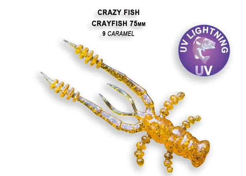 Силиконовые приманки Crayfish 3" 34-75-9-6 кальмар