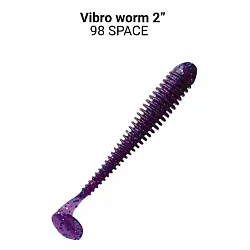 Силиконовые приманки Vibro worm 2" 3-50-98-6 кальмар